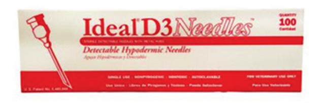 Ideal D3 Detectable Needles 20g x 1