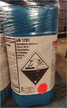 Chlorine Drum Blue Pail