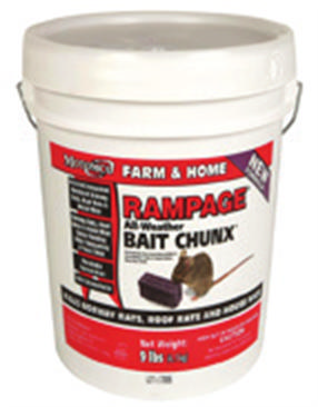 Rampage Rodent Bait Chunx - 128 x 15 g