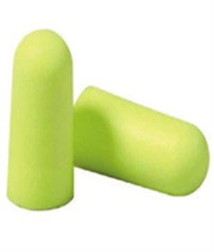 3M E-A-Rsoft Yellow Neon Earplugs 312-1250